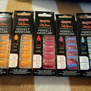 Salon Effects Press-On Nails - Vibrant Collection BUNDLE OF 5 BOXES